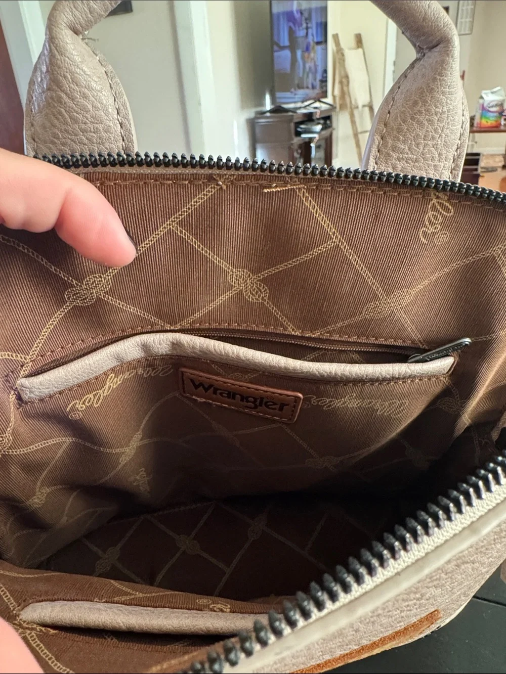 Wrangler Women's Light Tan Backpack Purse Never Used